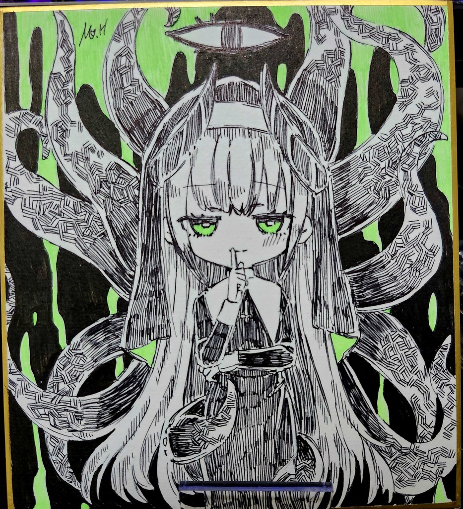 ミニ色紙原画B