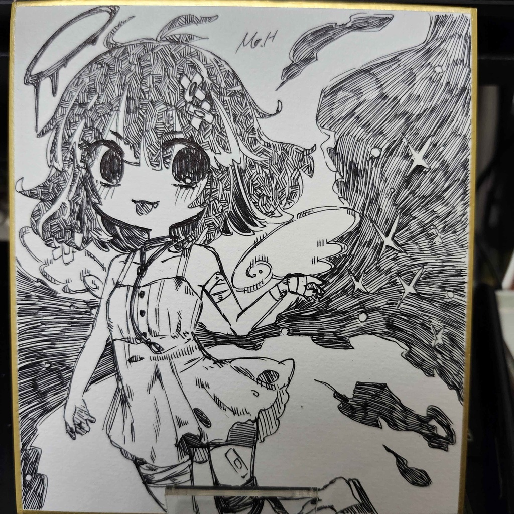 ミニ色紙原画E