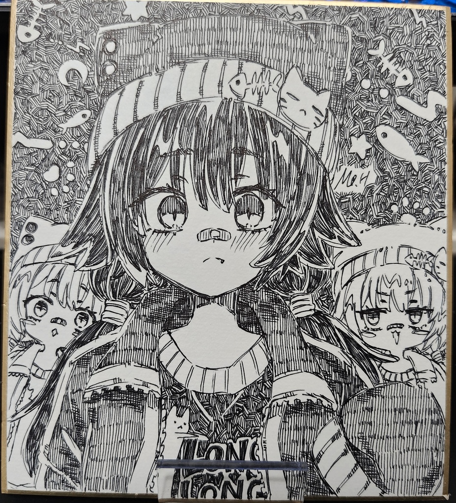 ミニ色紙原画