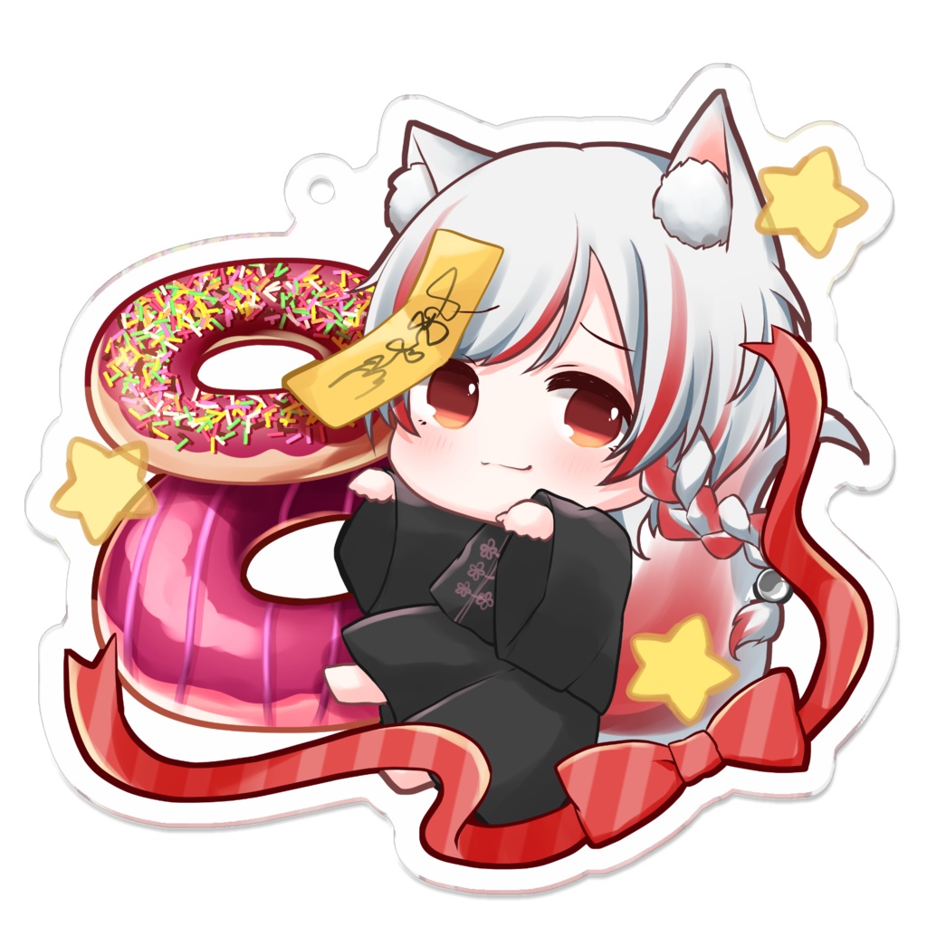 【ホラー衣装】アクリルキーホルダー【狐日にこ】