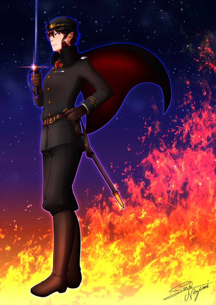 「暁の龍」ポストカード