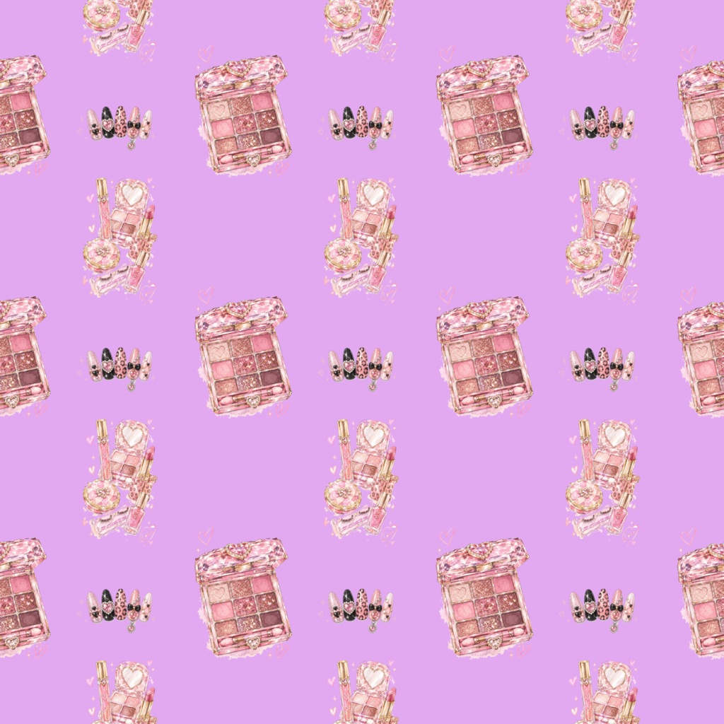 Pink Gyaru Aestheticデジタルペーパーシームレスパターン 5枚セット