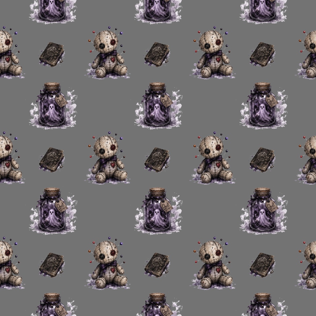 Gothic Night 2デジタルペーパーシームレスパターン5枚セット