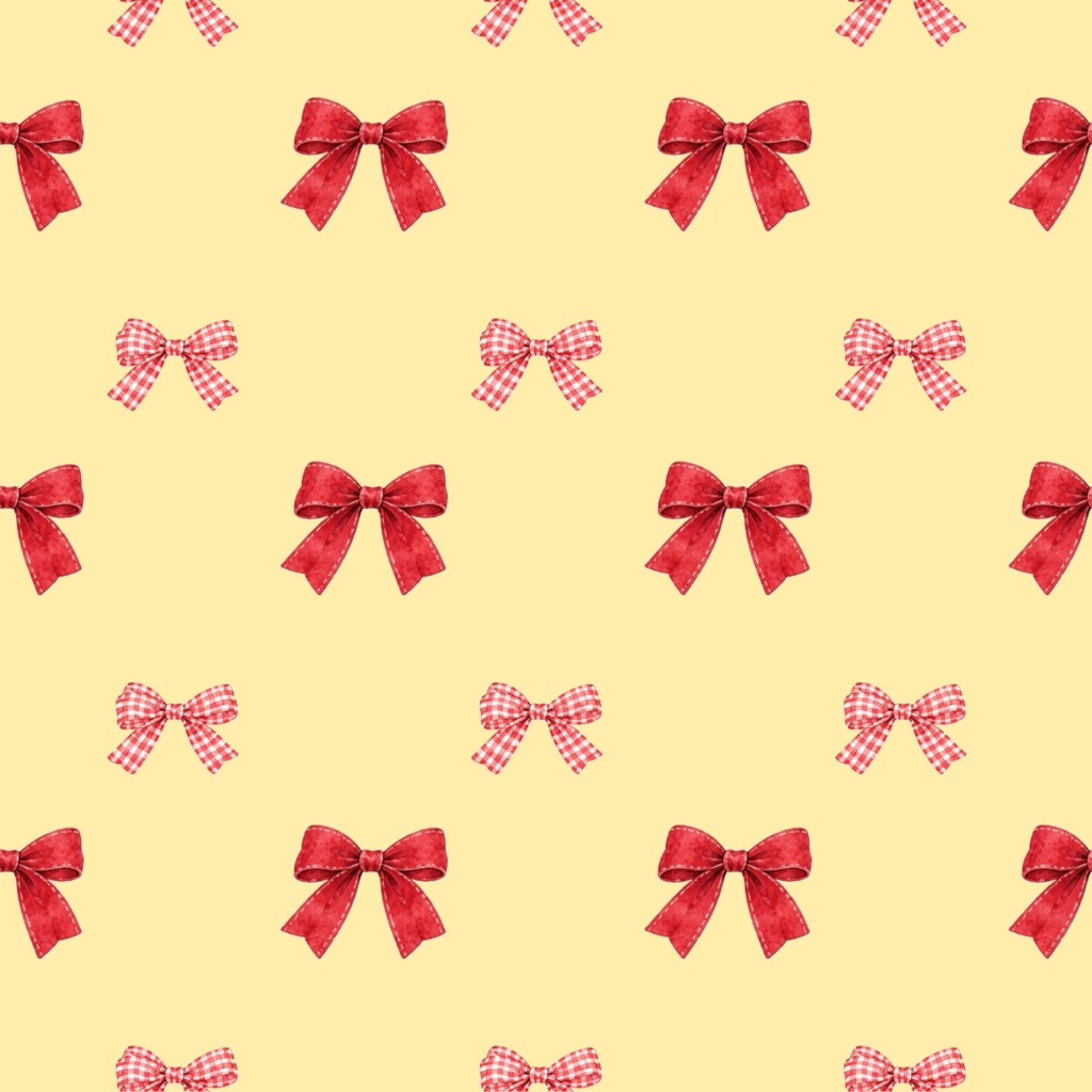 Different Color Ribbonデジタルペーパーシームレスパターン5枚セット