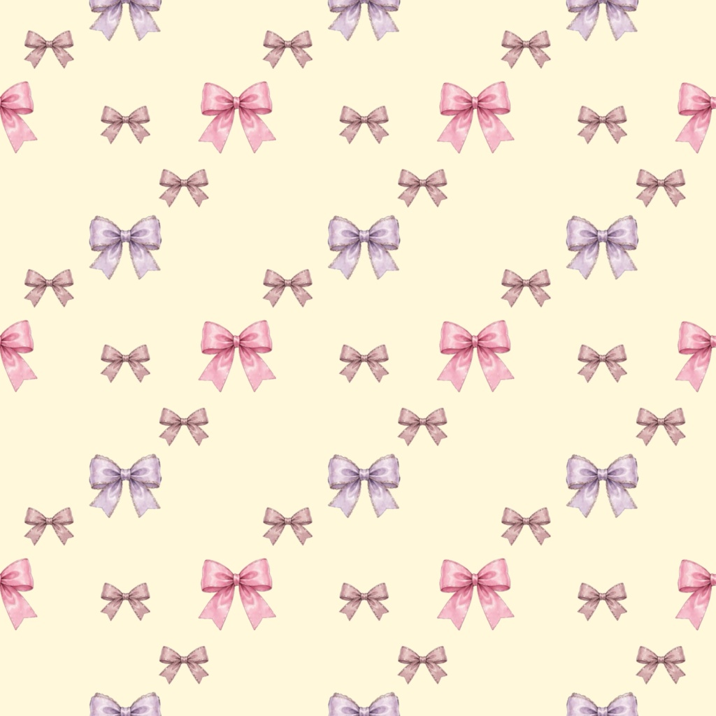 Different Color Ribbon②デジタルペーパーシームレスパターン5枚セット