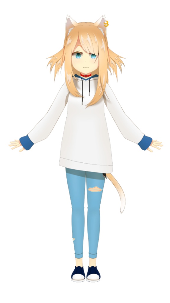 【FaceRig専用Live2Dモデル】猫耳少女1 Ver.1.0.0