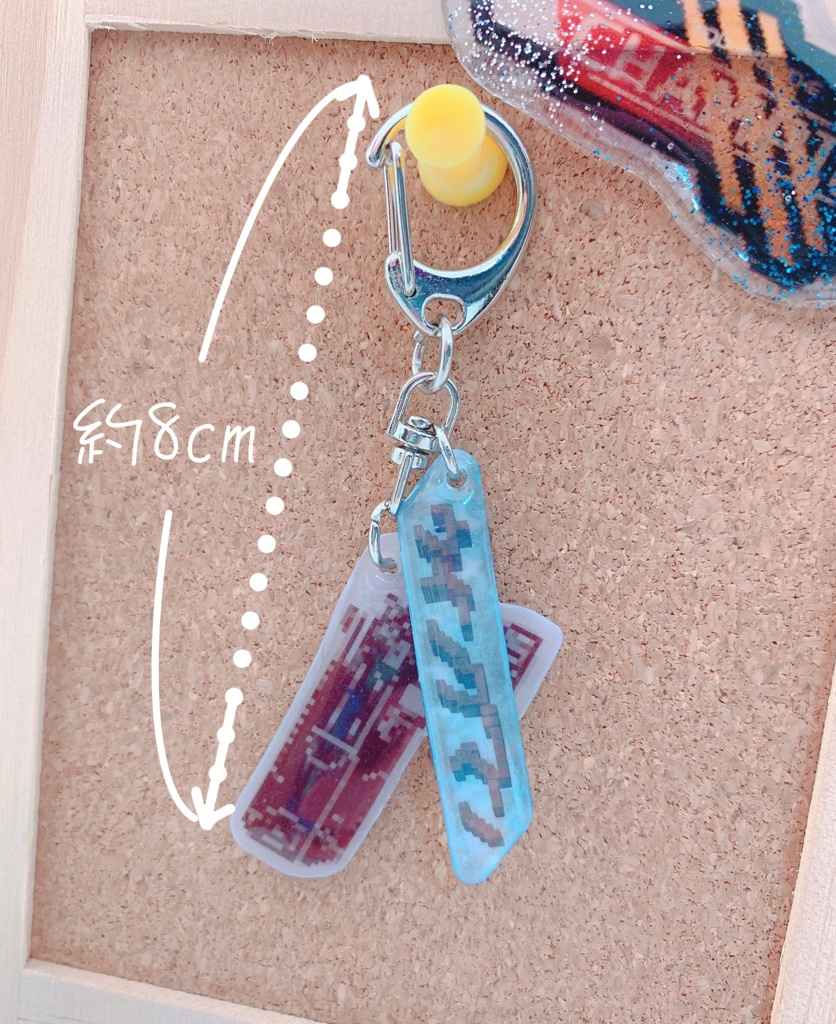 【受注生産】ドット絵風🔫武器キーホルダー(2種)