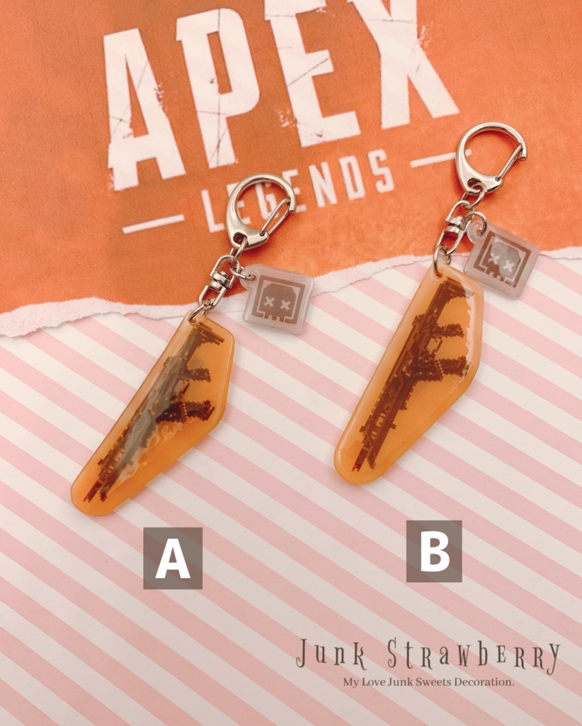 【再販】ドット絵風R301カービン🔫キーホルダー