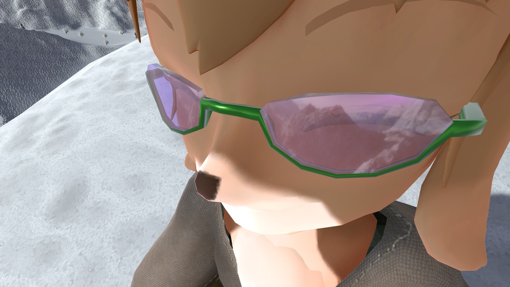 メガネ向けガラスシェーダー 色付き版 Ver.2.2c