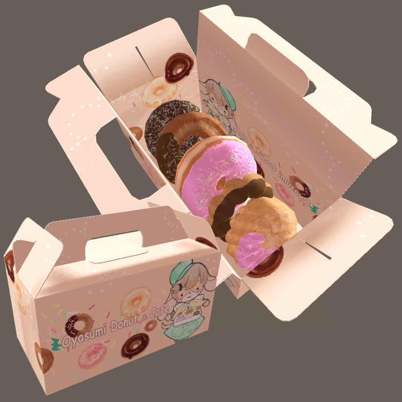 お休みさんのドーナツセット Ver1.1