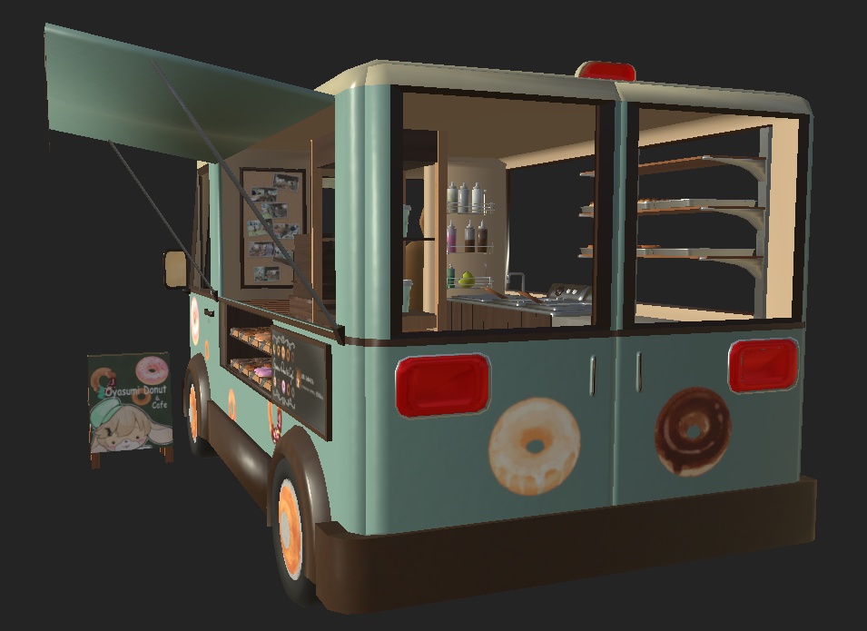 お休みさんのドーナツ屋さんキッチンカー V1.1