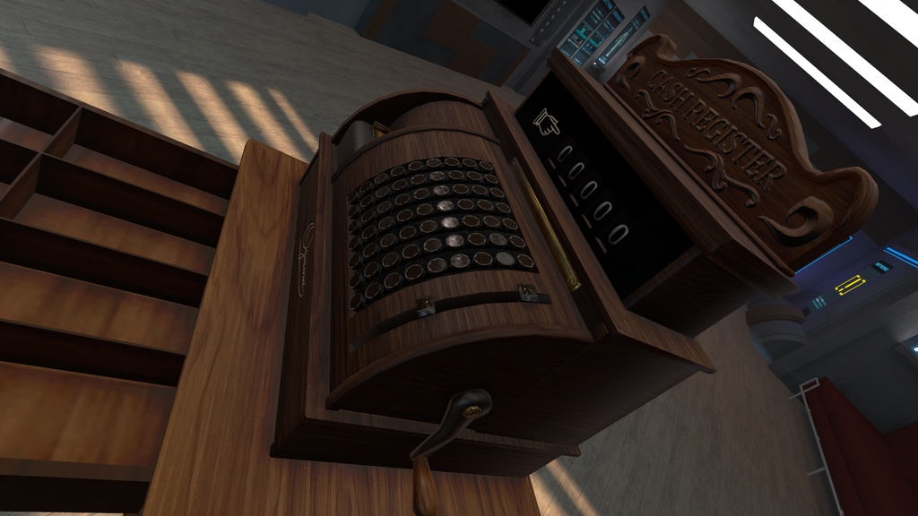 レトロ風のキャッシュレジスター