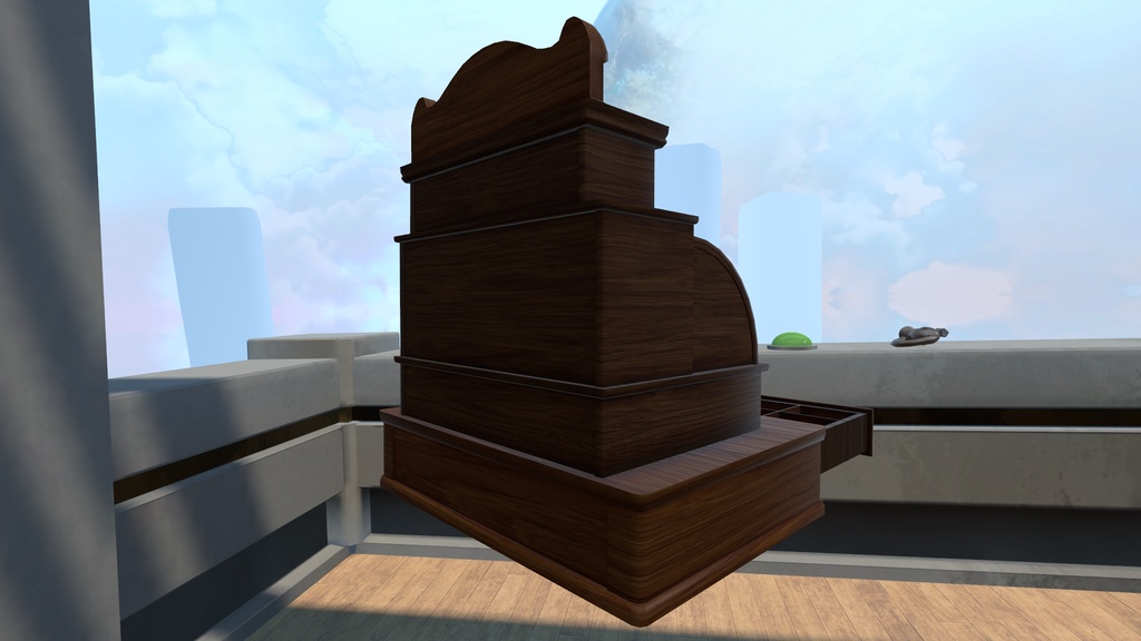 レトロ風のキャッシュレジスター