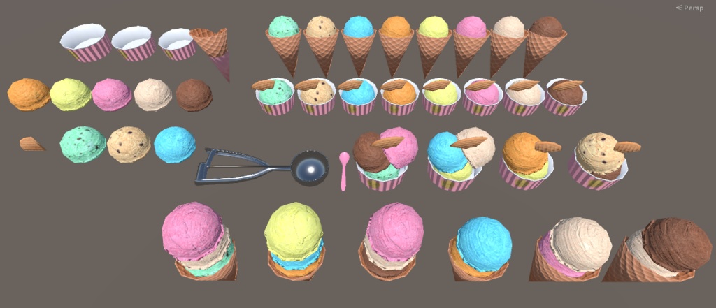 アイスクリームセット