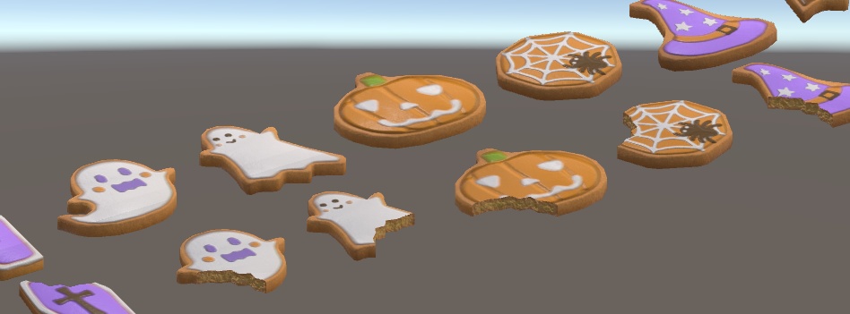 ハロウィンモチーフのクッキーセット Ver1.2+マシュマロセット