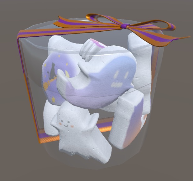 ハロウィンモチーフのクッキーセット Ver1.2+マシュマロセット