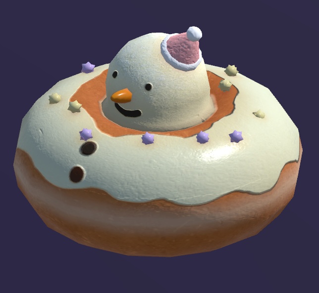 クリスマスモチーフのドーナツ Ver 1.1