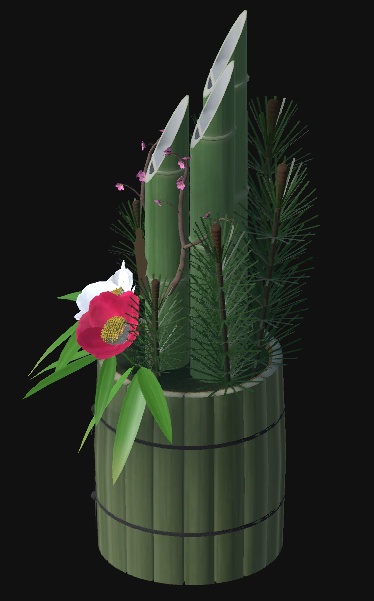 お正月飾り 門松 Ver1.1