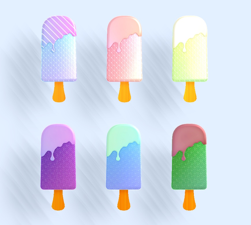 アイスキャンディ&アイスキャンディ風のカメラセット Ver.2.2