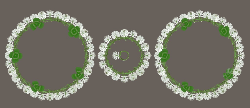 シロツメクサのアクセサリー