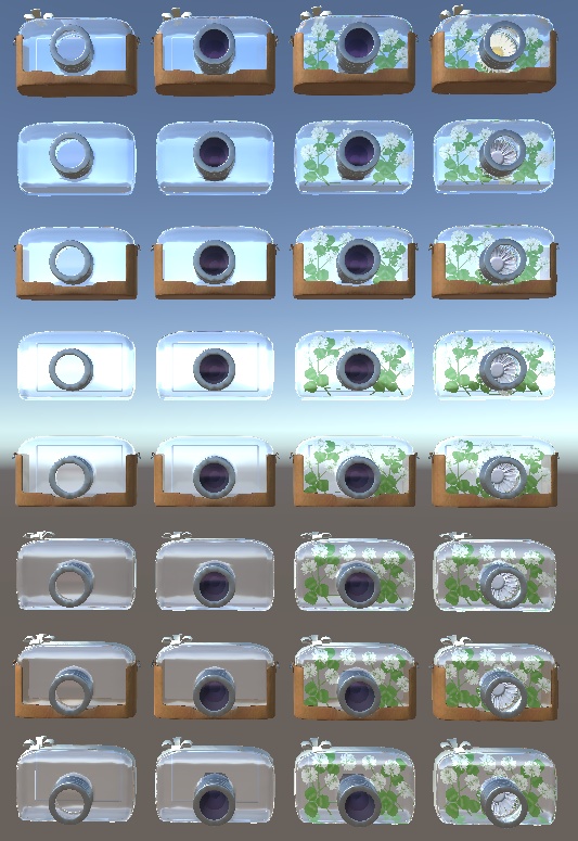 ハーバリウムなカメラ(シロツメクサとガーベラ) V1.2