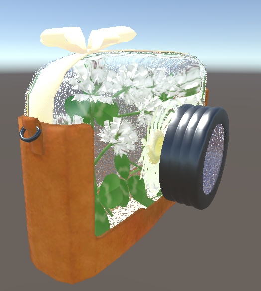 ハーバリウムなカメラ(シロツメクサとガーベラ) V1.2