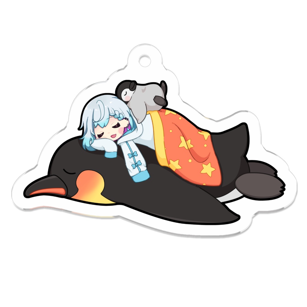 アクリルキーホルダー【添い寝】