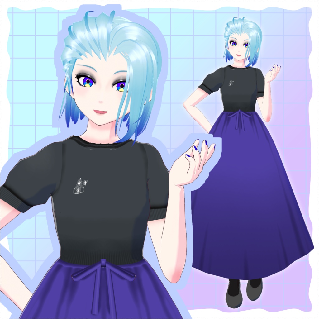 玉響式MMDモデル・稽古着シリーズ