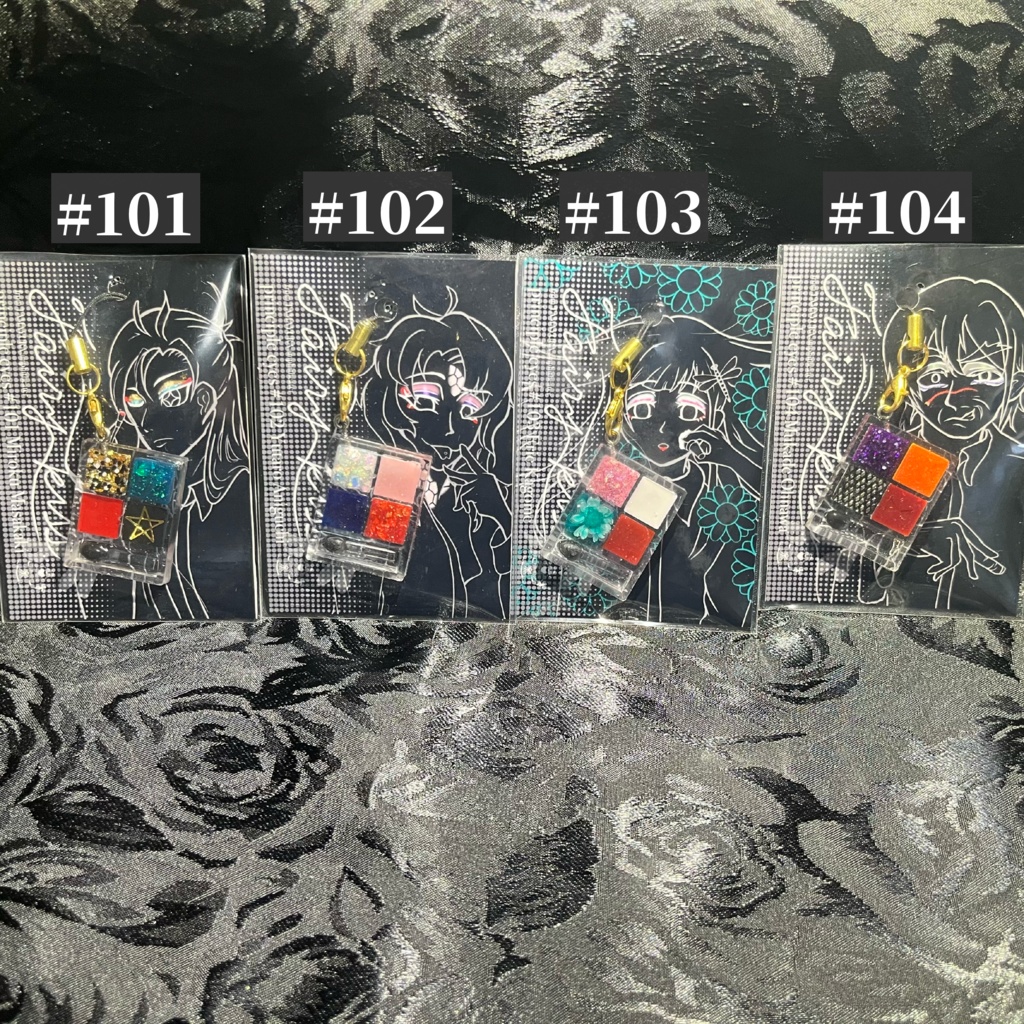 アイシャドウ風レジンチャーム -フェアリーキス プリンシパルアイズ-