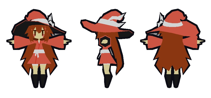 LowPoly Witch Hat/ロポリ魔法使いの帽子
