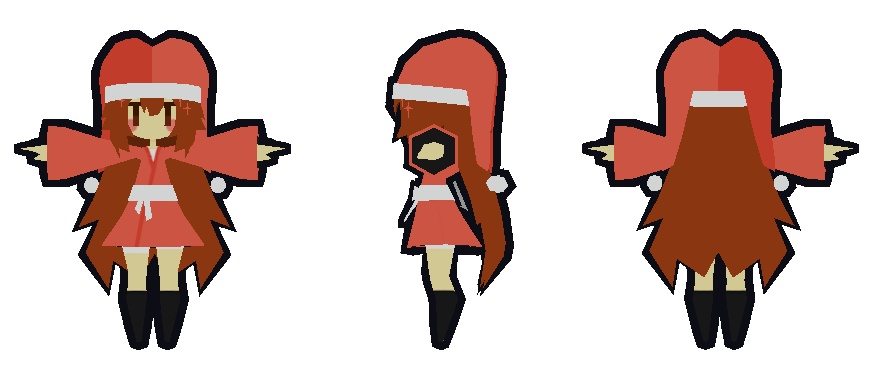 LowPoly Jester Hat/ロポリピエロ帽子