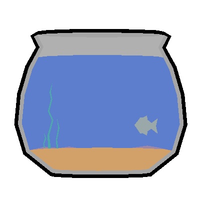 LowPoly Fishbowl/ロポリ金魚鉢帽子