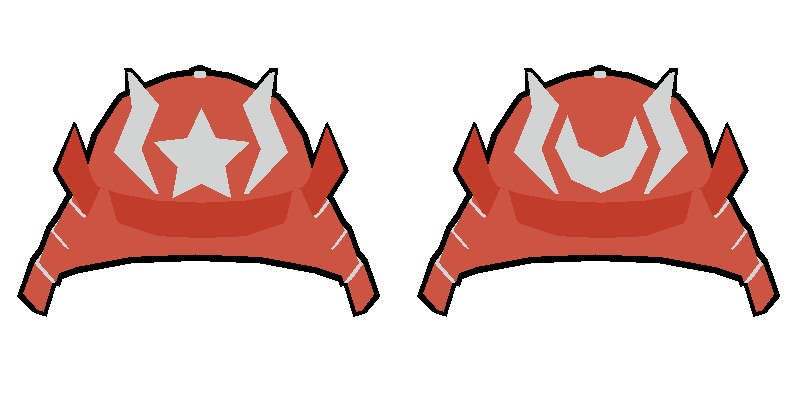 LowPoly Kabuto Helmet/ロポリかぶと帽子