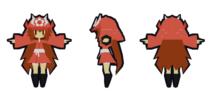 LowPoly Kabuto Helmet/ロポリかぶと帽子