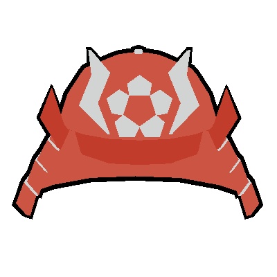 LowPoly Kabuto Helmet/ロポリかぶと帽子