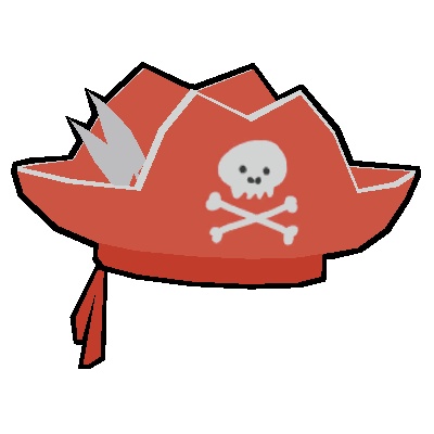 LowPoly Pirate Hat/ロポリ海賊の帽子
