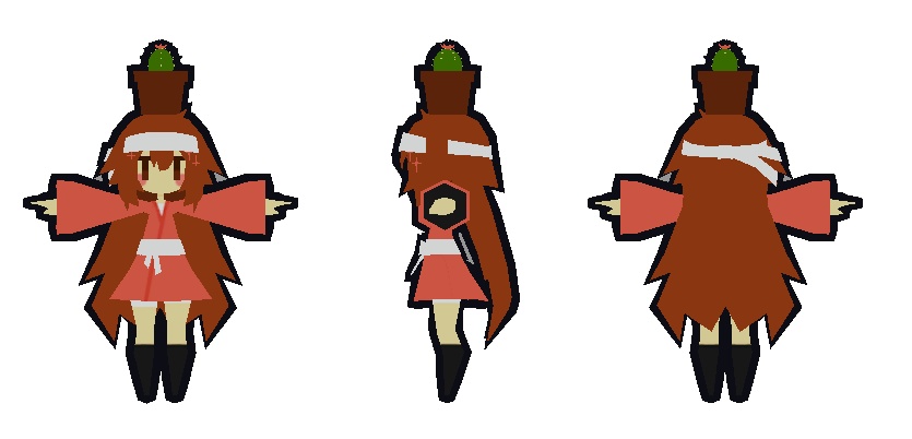 LowPoly Cactus/ロポリサボテン