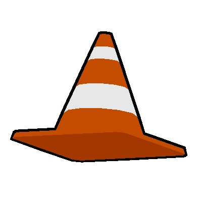 LowPoly Traffic Cone/ロポリロードコーン