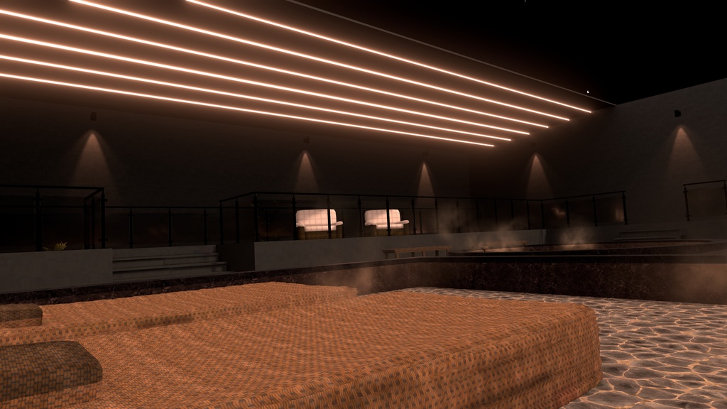 【VRC向けワールド】Spa-Cuddle