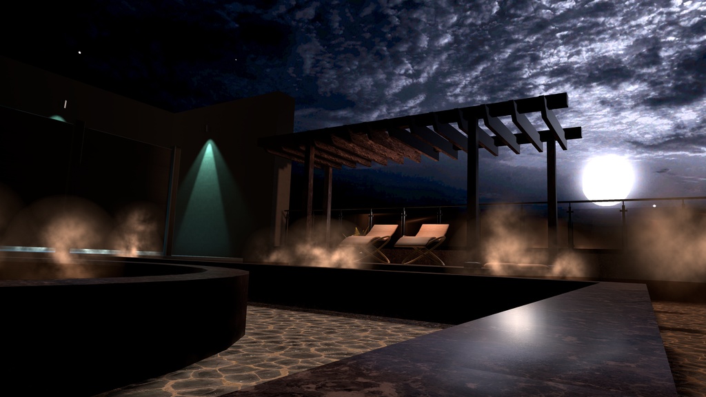 【VRC向けワールド】Spa-Cuddle