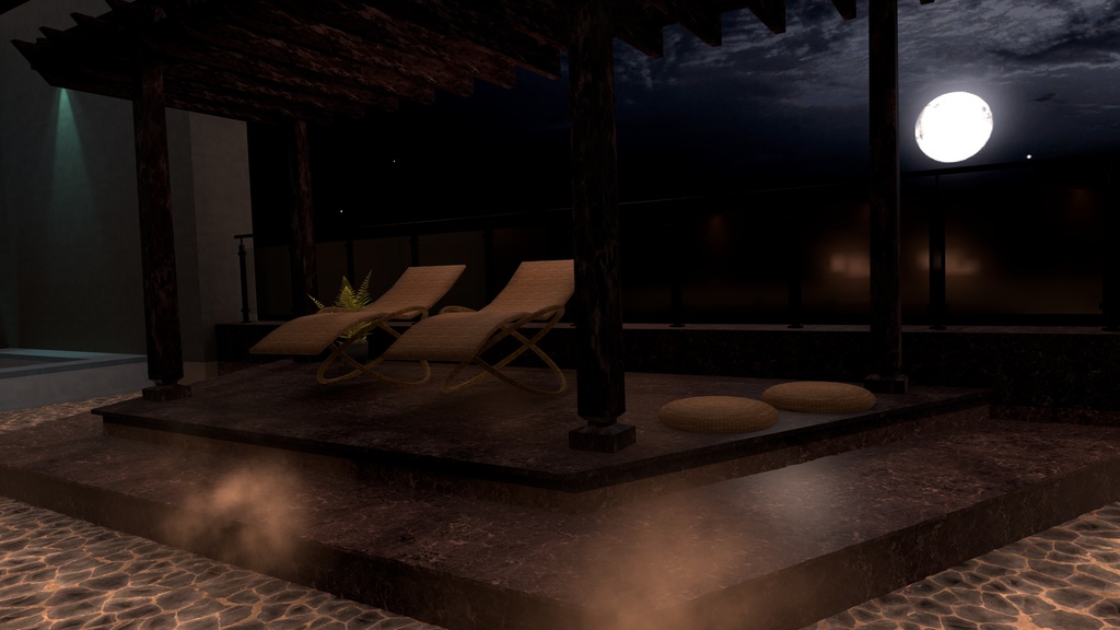 【VRC向けワールド】Spa-Cuddle