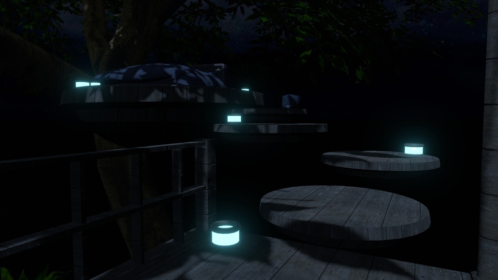 【VRC向けワールド】Treehouse『MoonDrop』