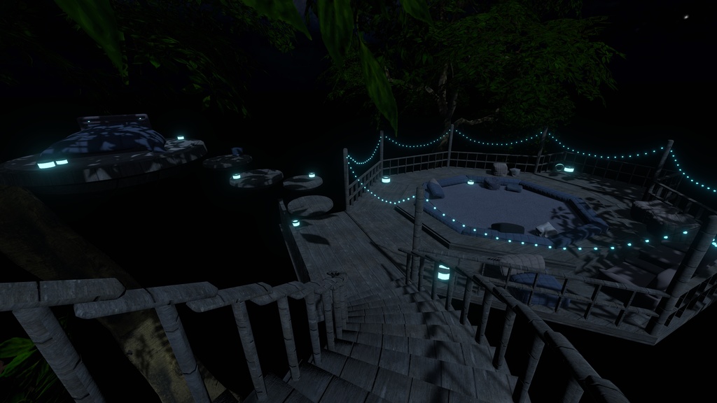 【VRC向けワールド】Treehouse『MoonDrop』