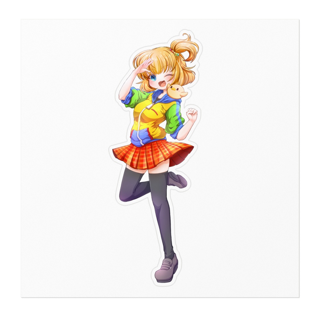 ぴよんゆぅステッカー