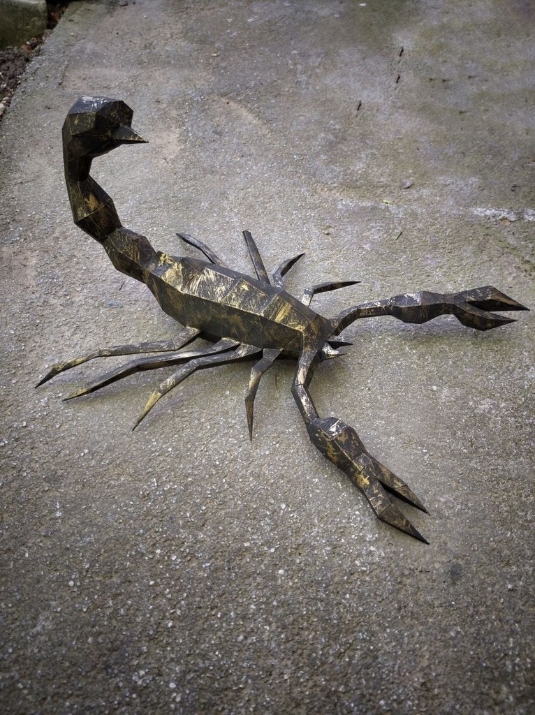 Papercraft Scorpio PDF template  Scorpio PDF template (without texture or color).