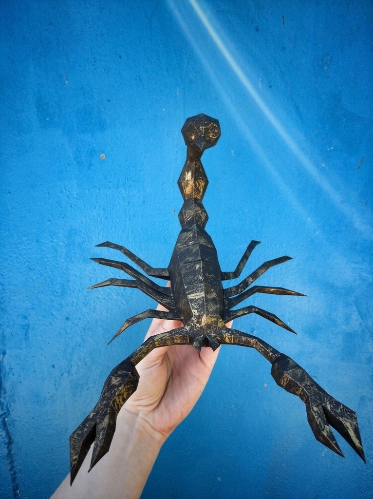 Papercraft Scorpio PDF template Scorpio PDF template (without texture or color).