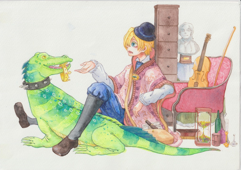 28.ガラクタ王子とワニモドキ（額なし）