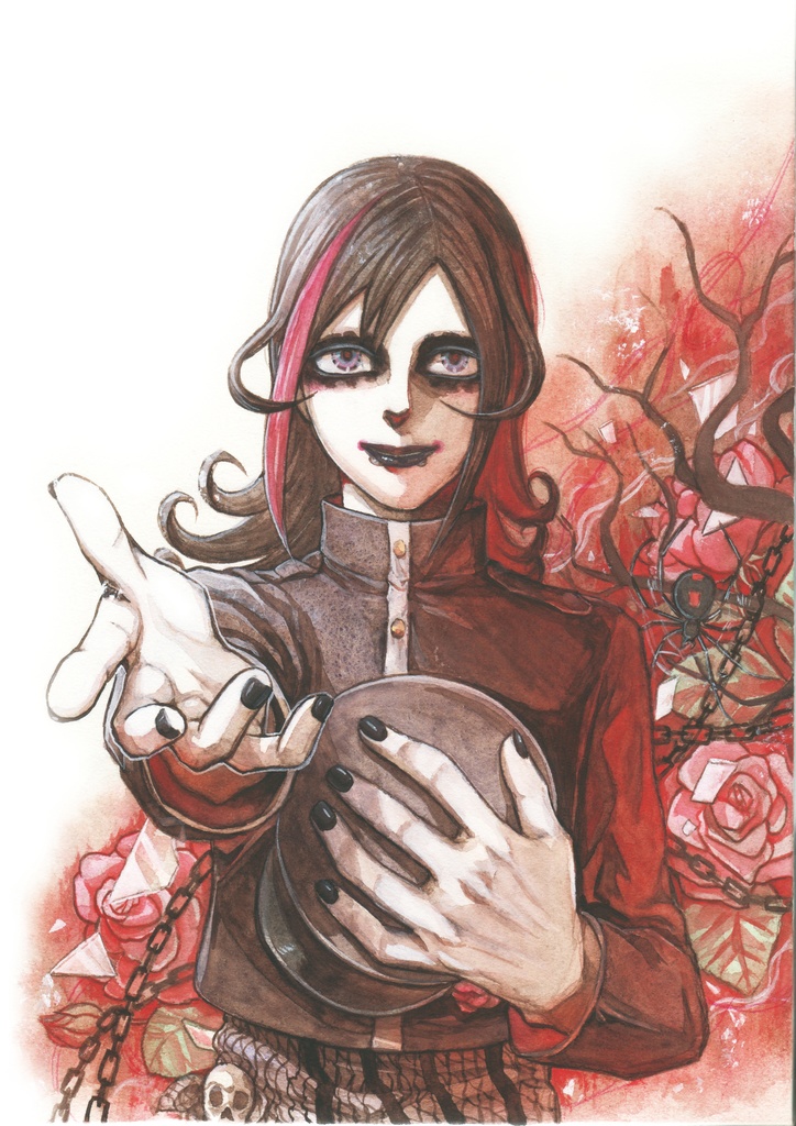 退紅ニビ（ひがんとしじま表紙原画）