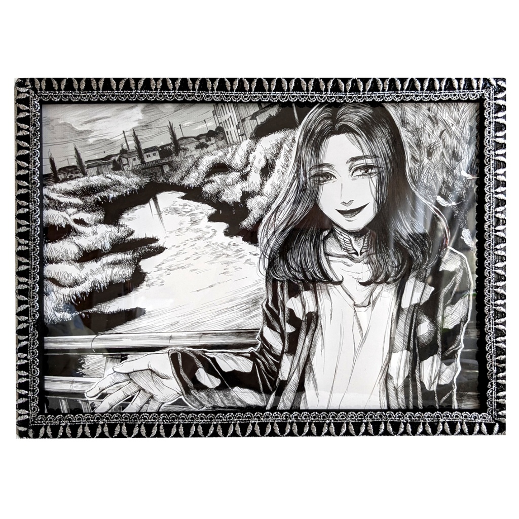 向こうへ(額入済)