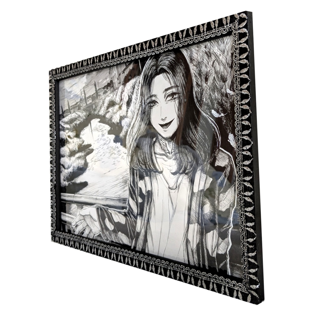 向こうへ(額入済)